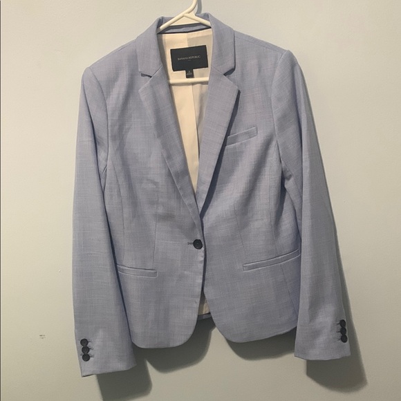 Banana Republic Light Blue Blazer - Picture 1 of 3